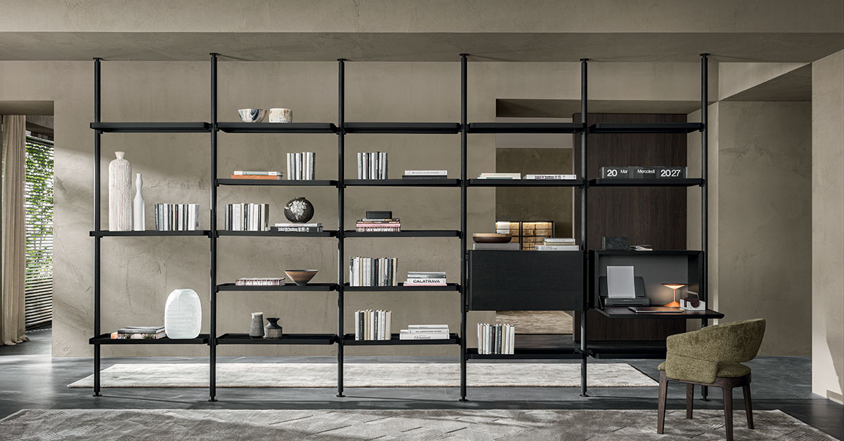 Libreria soggiorno moderna: Molteni&C – Conati Interiors